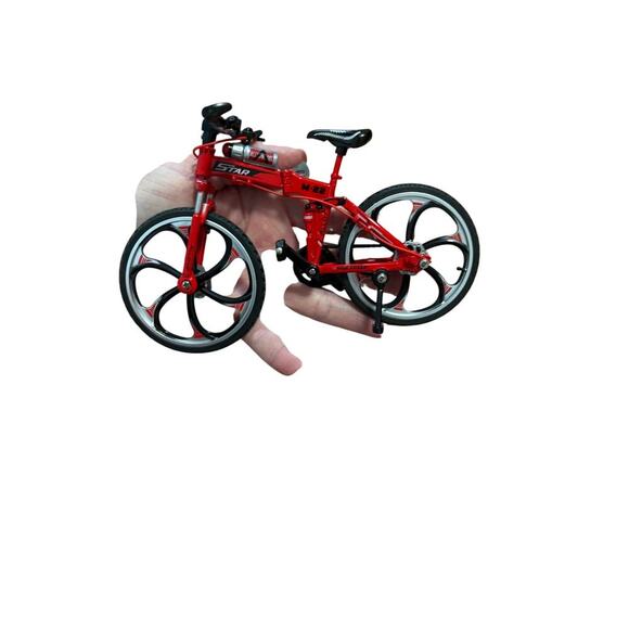 Diecast Mountain Riding Cruiser Bike Bicycle Toy Model - Picture 4 of 6